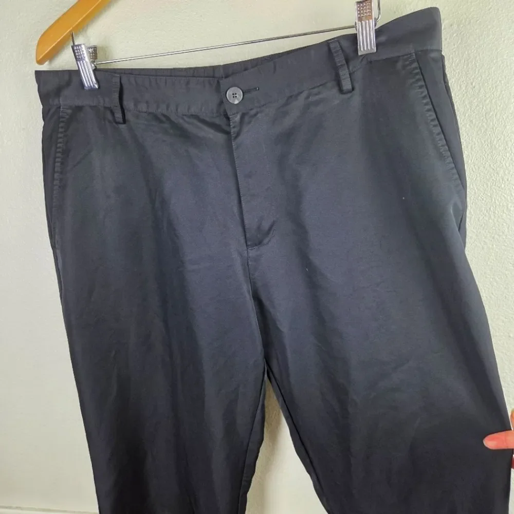 Men's Adidas Climalite Active Outdoor Golf Black Pants Size 36x32